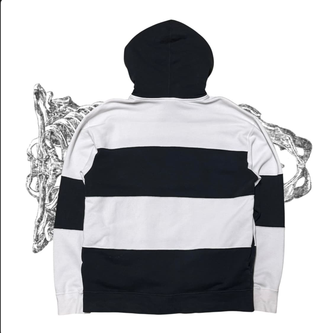 19ss 슈프림 나이키 콜라보 스트라이프 후드티 상품이미지2