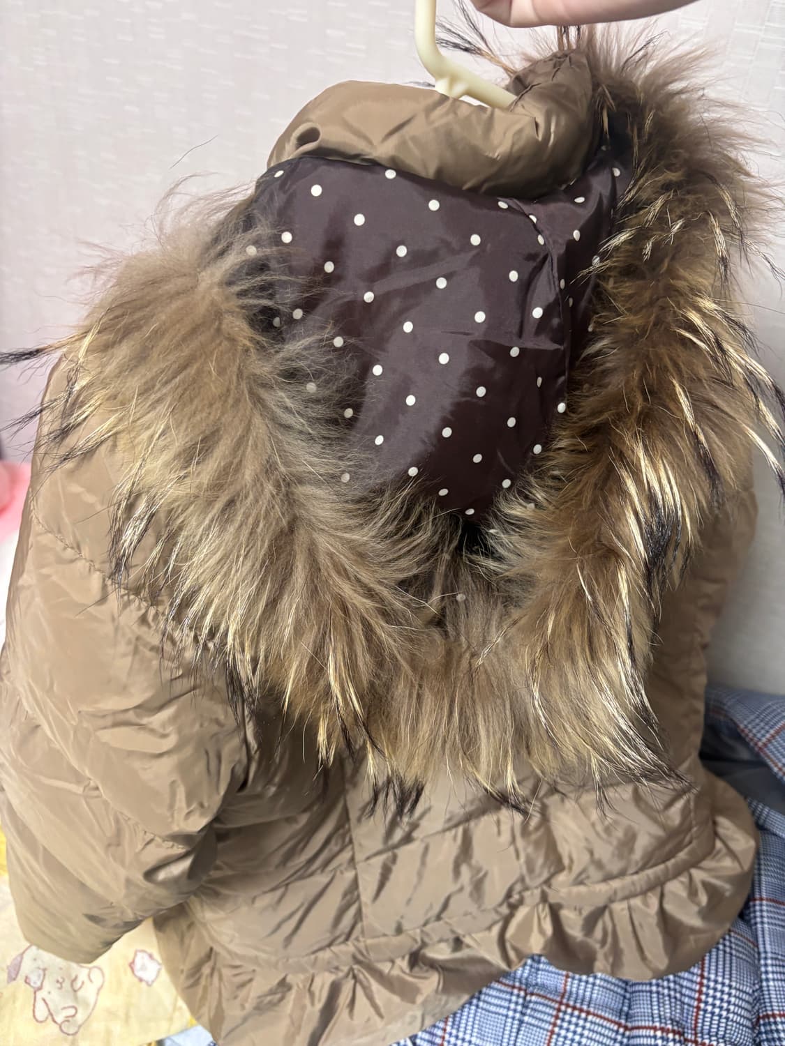 Pom ponette 라떼갸루 도트 패딩 원피스 히메갸루 러블리 로걀 상품이미지2