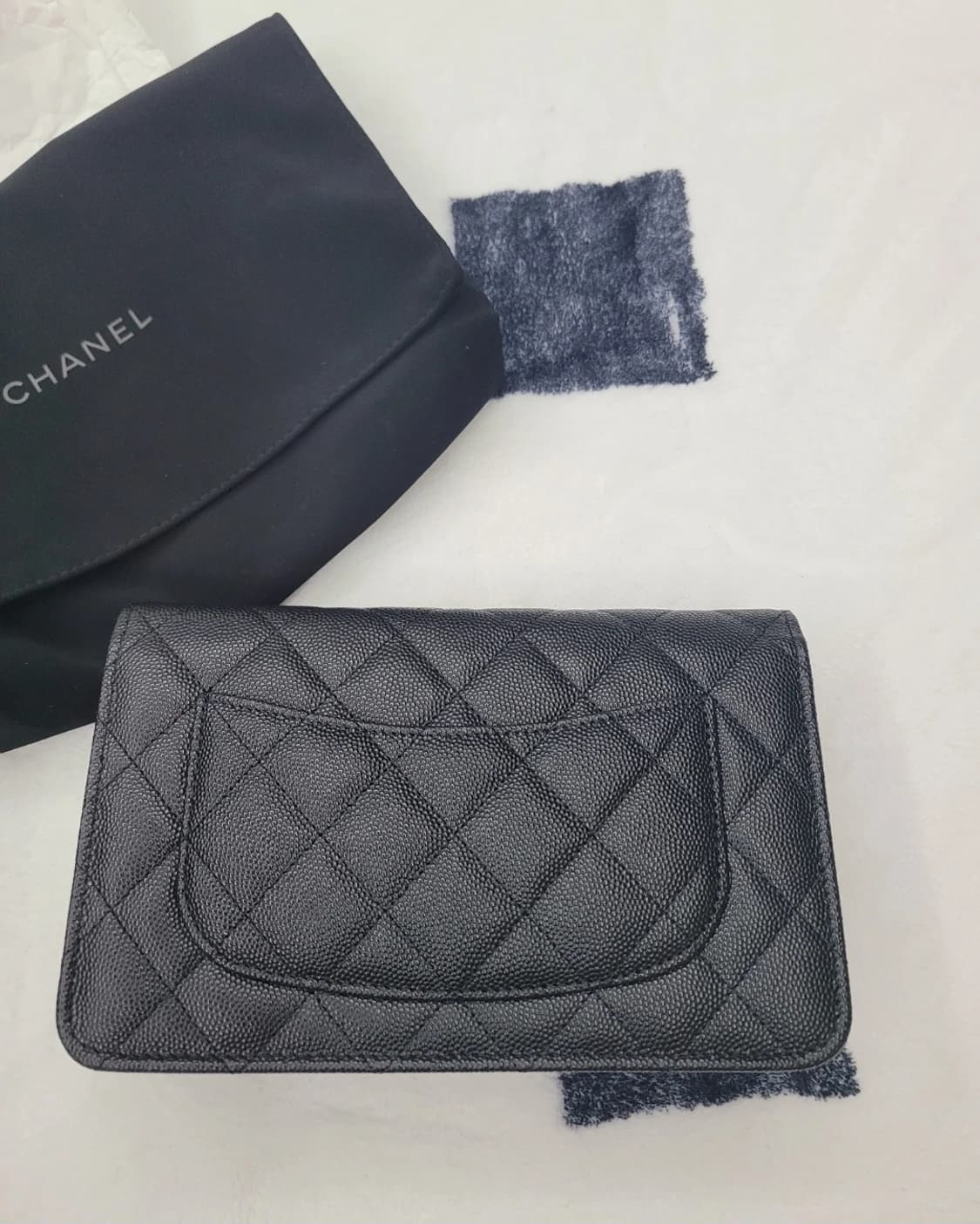(정품)샤넬 클래식 woc 블랙 캐비어 상품이미지4