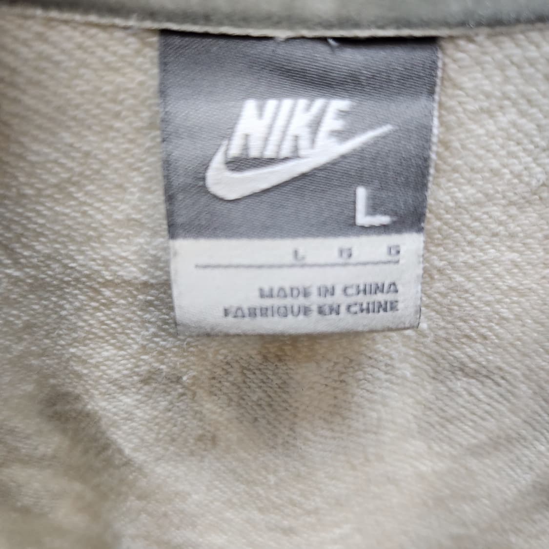 올드스쿨 나이키에어 백 프린팅 집업 자켓 L(M) 상품이미지6