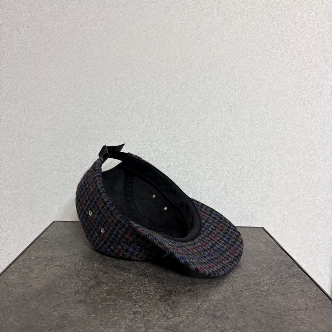 (OS) 슈프림 박스로고 캠프캡 모자 그레이 체크 상품이미지7