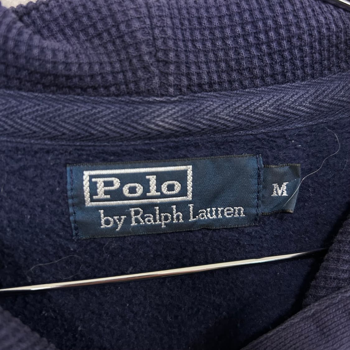 폴로 랄프로렌 90s 스몰포니 헤비코튼 후드집업 상품이미지3