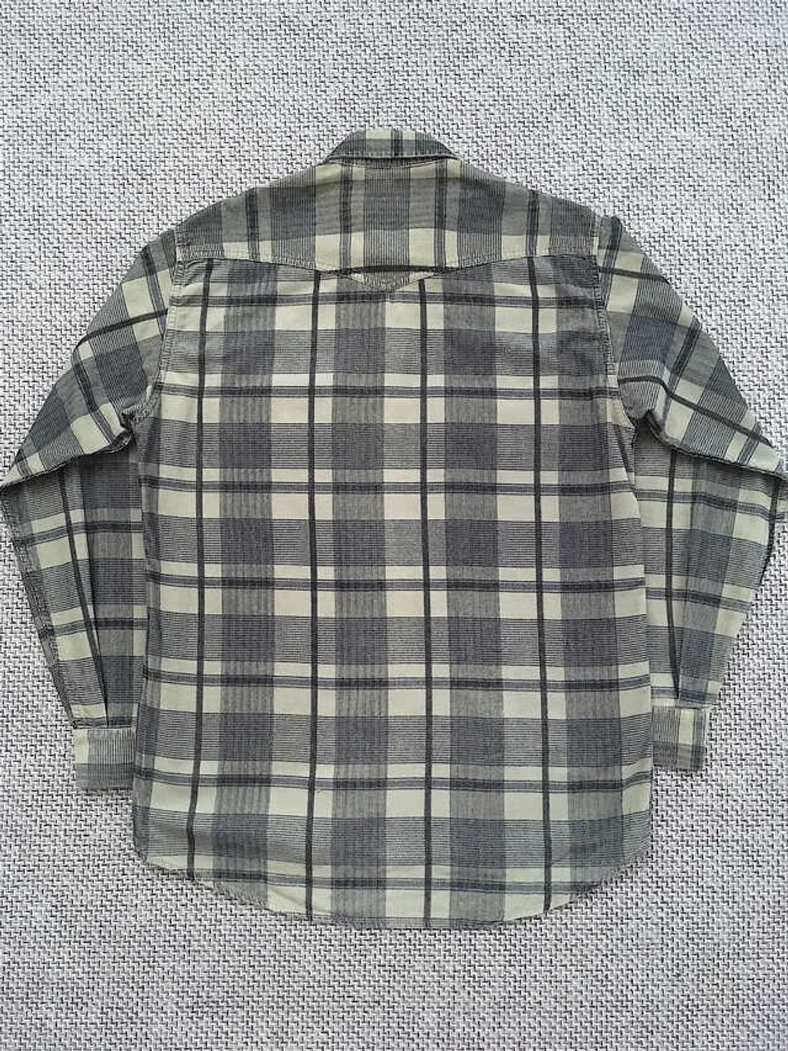 Plaid check corduroy western Shirts 상품이미지7