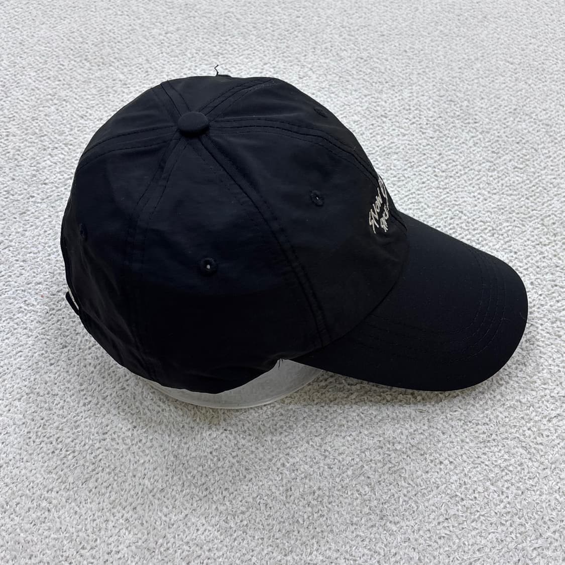 58-61cm 스노우피크 1958 자수 블랙 나일론 볼캡 0604E2 상품이미지4
