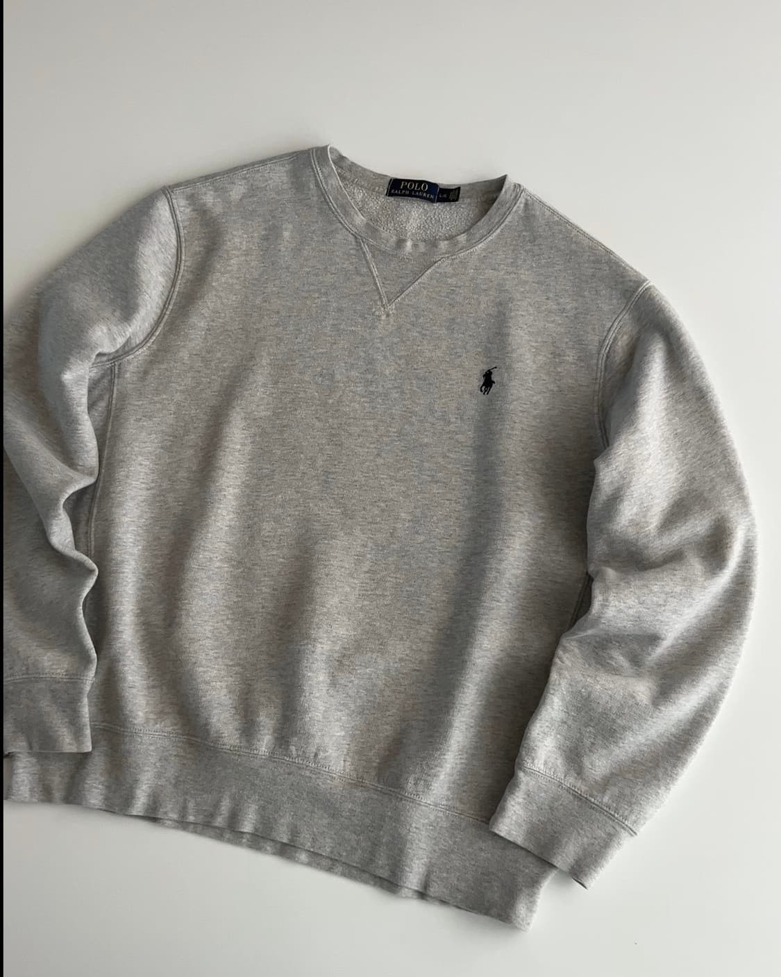 폴로 랄프로렌 그레이 맨투맨 L 상품이미지2