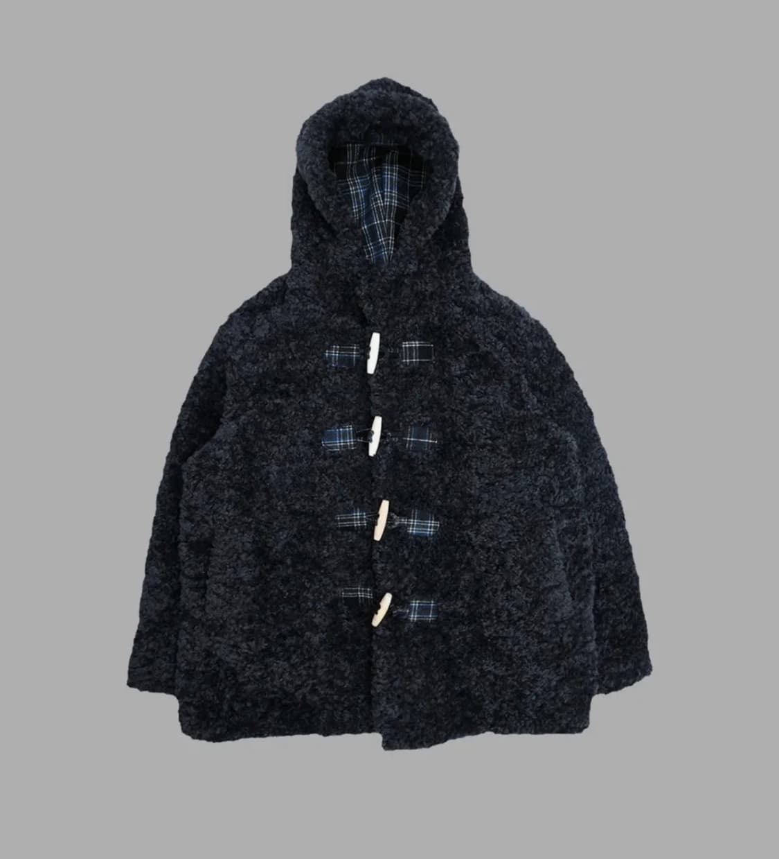 더뮤지엄비지터 네이비 퍼자켓 새상품 상품이미지1