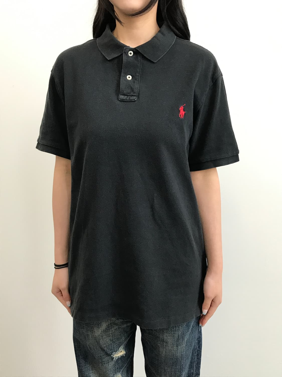 Polo Slim Fit Black Polo Shirt 상품이미지2