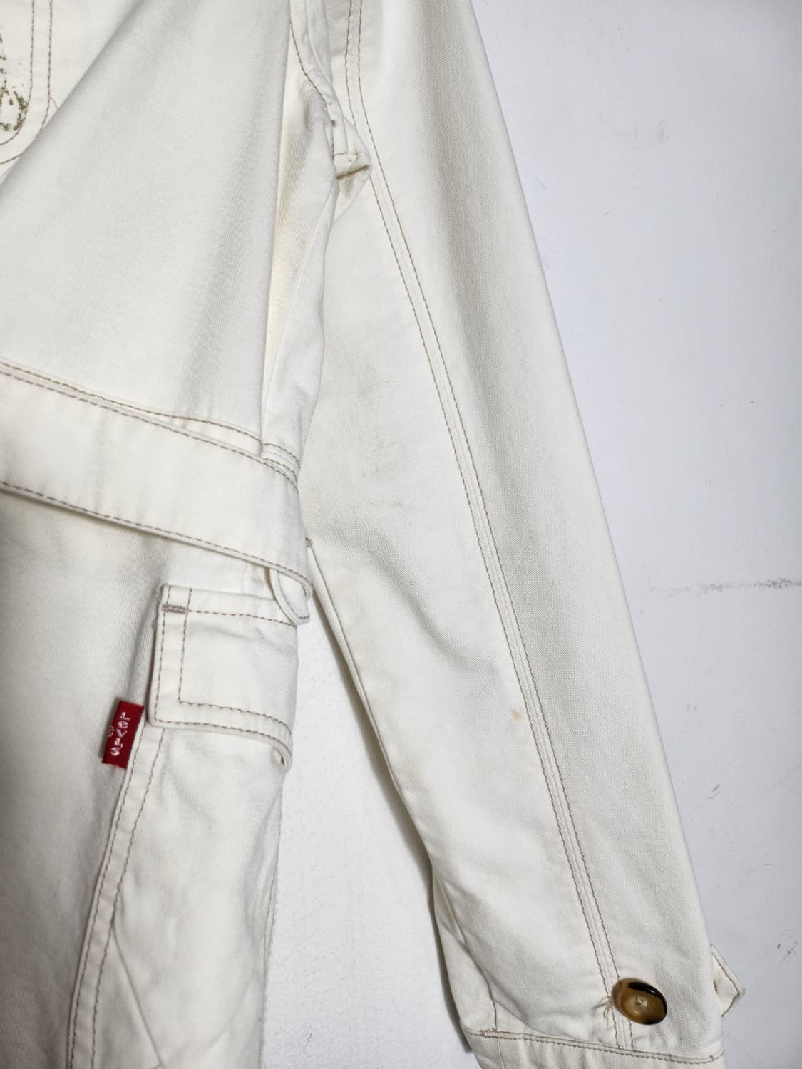 리바이스 빈티지 화이트 코튼 자켓 상품이미지6