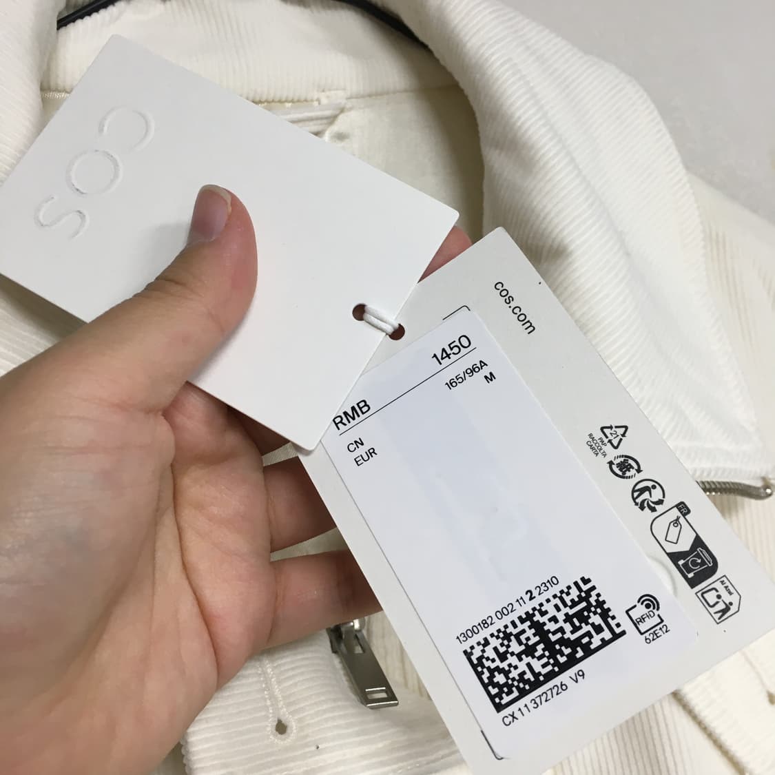 새상품 COS 코스 코듀로이 퍼널넥 자켓 M 상품이미지5