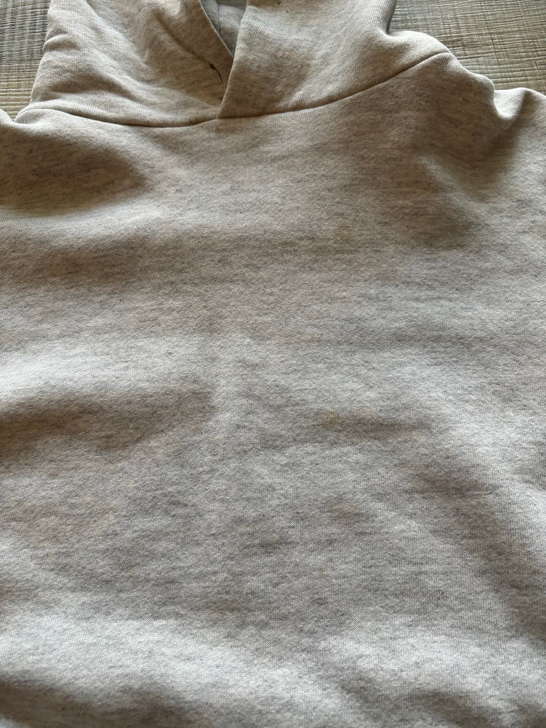 [M] 90s 러셀 후드티 스웻 블랭크 라이트 그레이 빈티지 상품이미지2