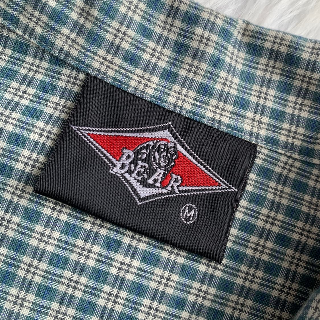 일본 빈티지 BEAR 아웃포켓 체크 셔츠 점퍼1924 상품이미지5