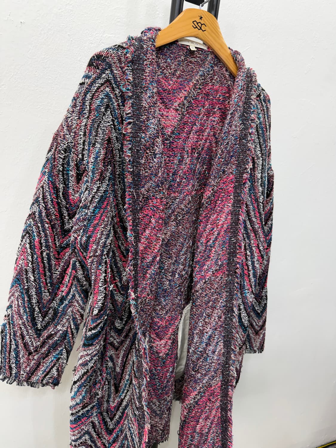 정품) IRO 이로 트위드 멀티컬러 가디건 36  상품이미지2