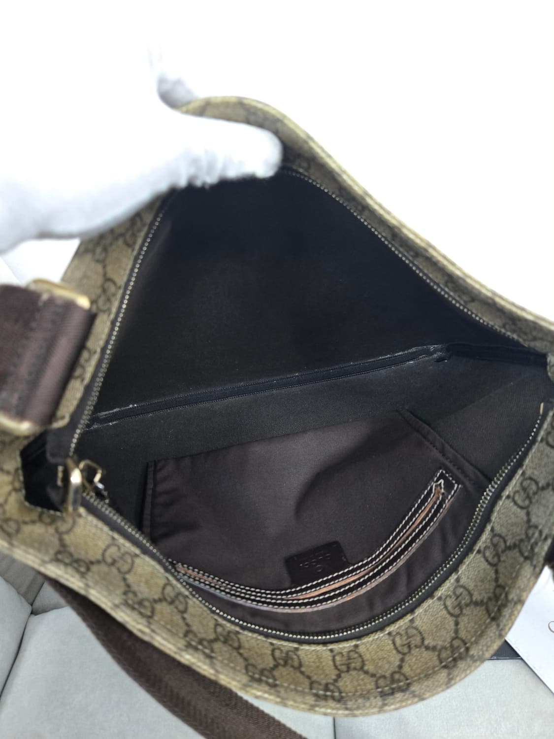 [보증서 정품] 구찌 시그니처 숄더백 상품이미지1