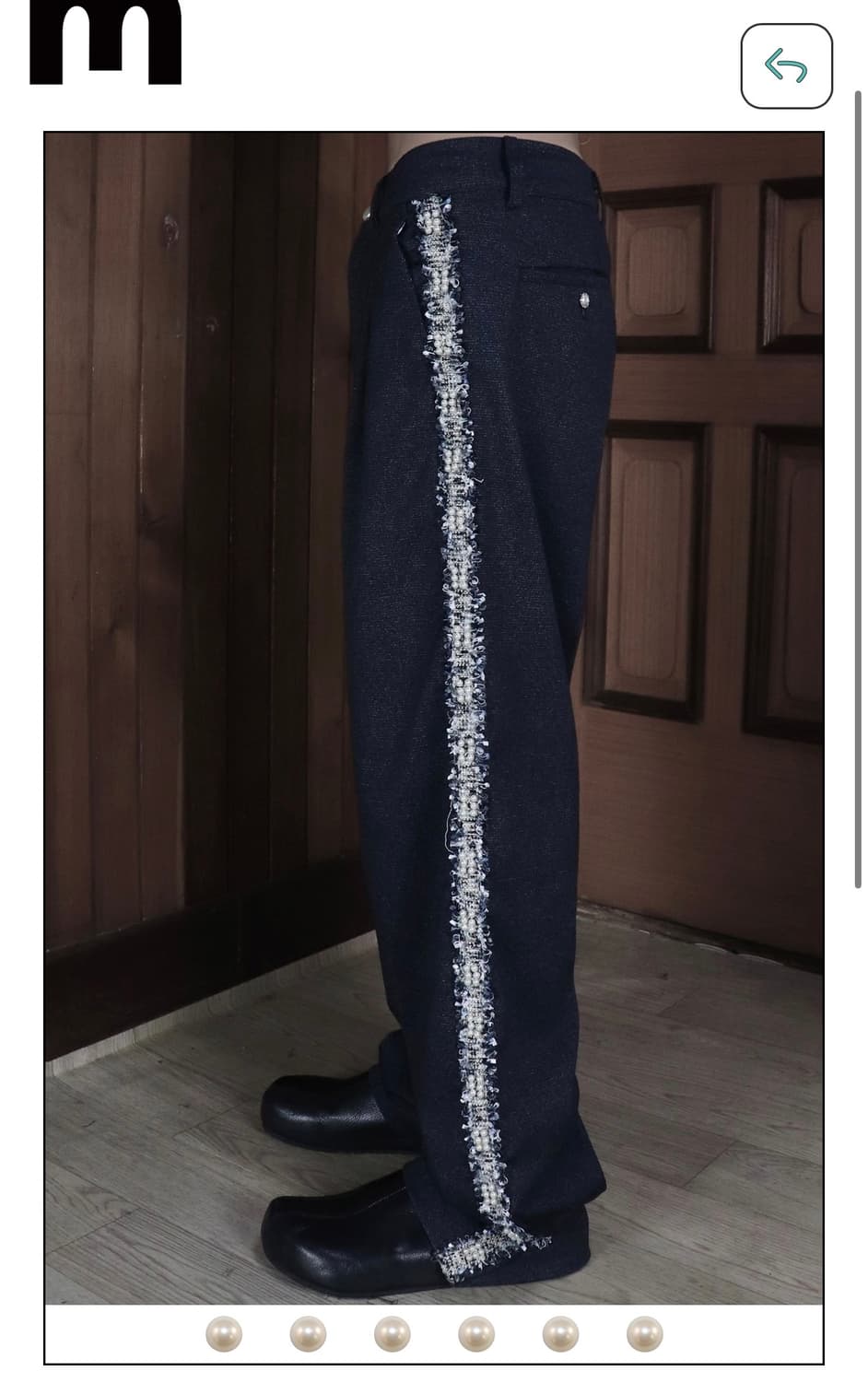 montravailpersonnel 옆라인포인트 바지 1사이즈 상품이미지1