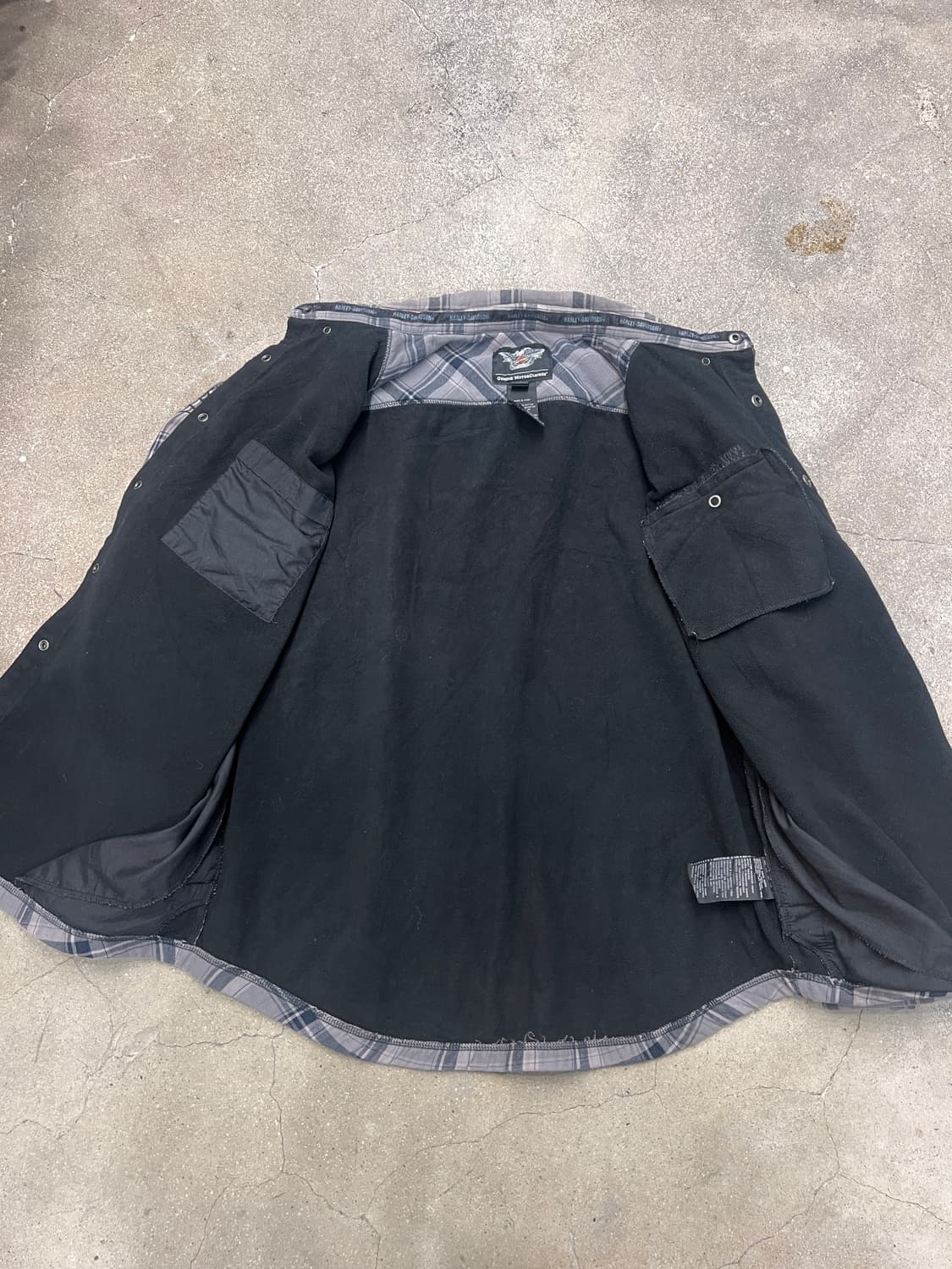 할리데이비슨 플란넬 기모 셔츠  상품이미지5