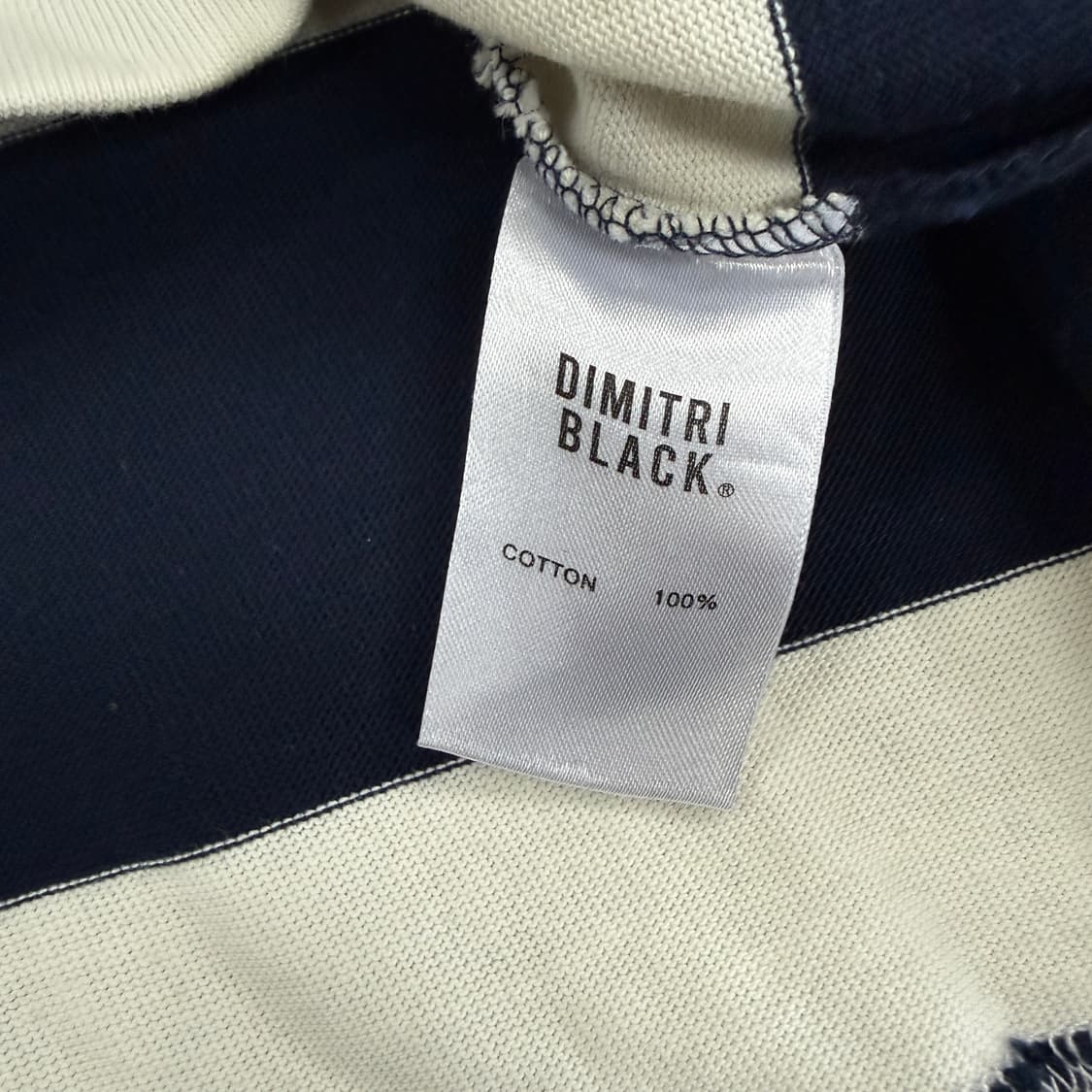 (3)디미트리블랙 DimitriBlack 단가라 럭비티셔츠 상품이미지3