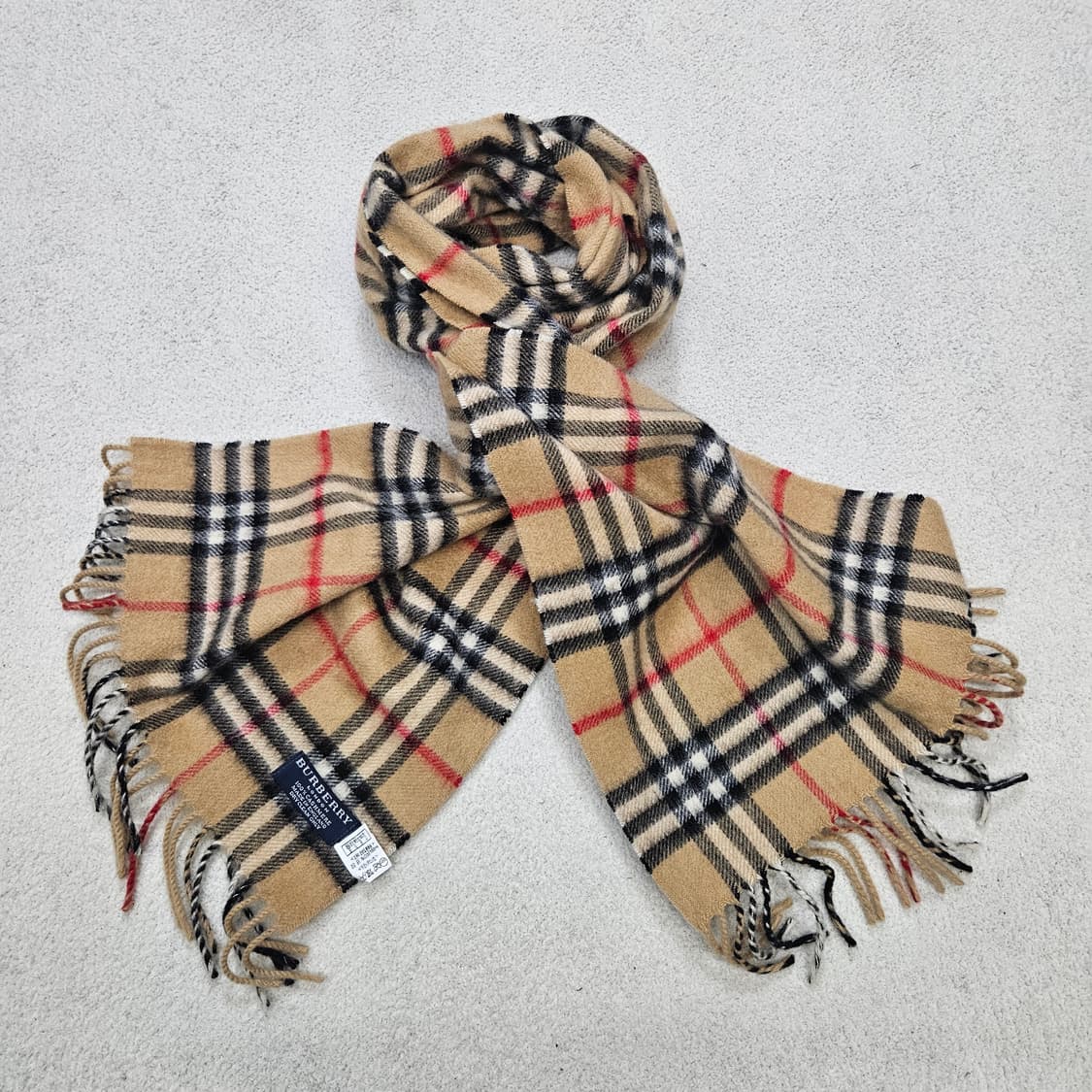 버버리 캐시미어 머플러 국택 상품이미지5