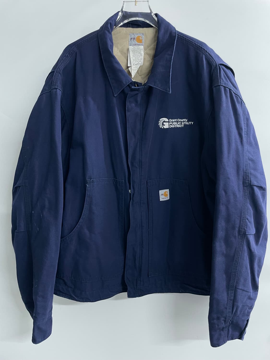 칼하트 FR 워크 자켓 네이비 2XL 상품이미지1