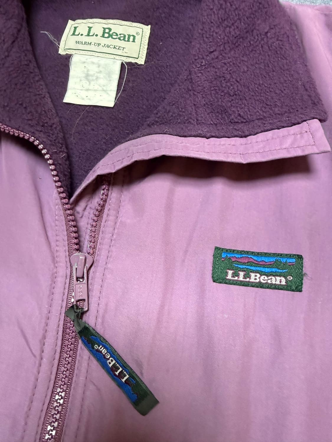 엘엘빈 웜업 플리스 집업 자켓 90s 상품이미지4