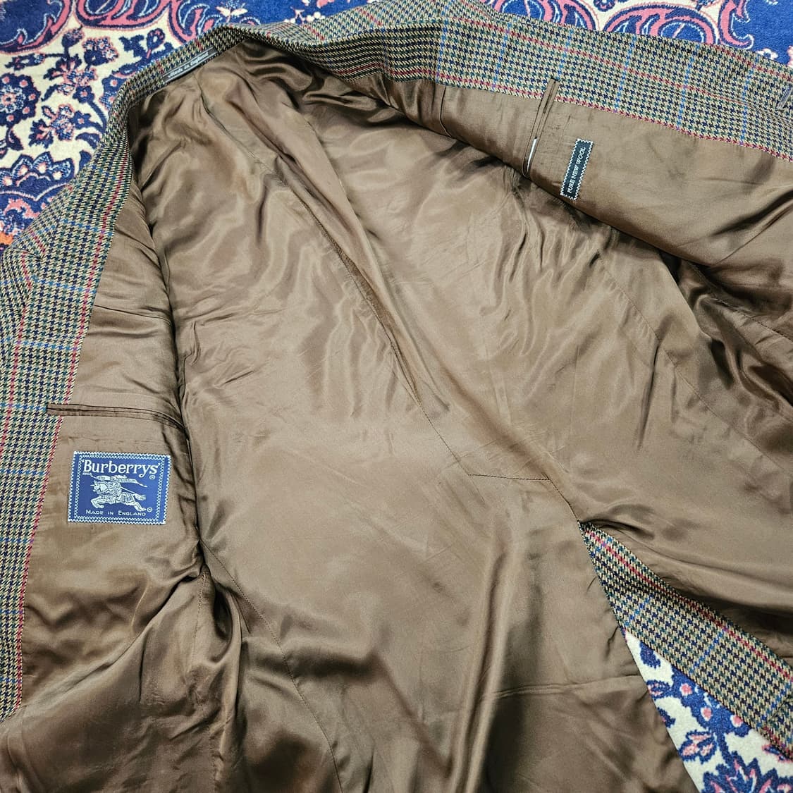 버버리스(Burberry's) 90's 울 100% 하운스투스 블레이져 상품이미지6