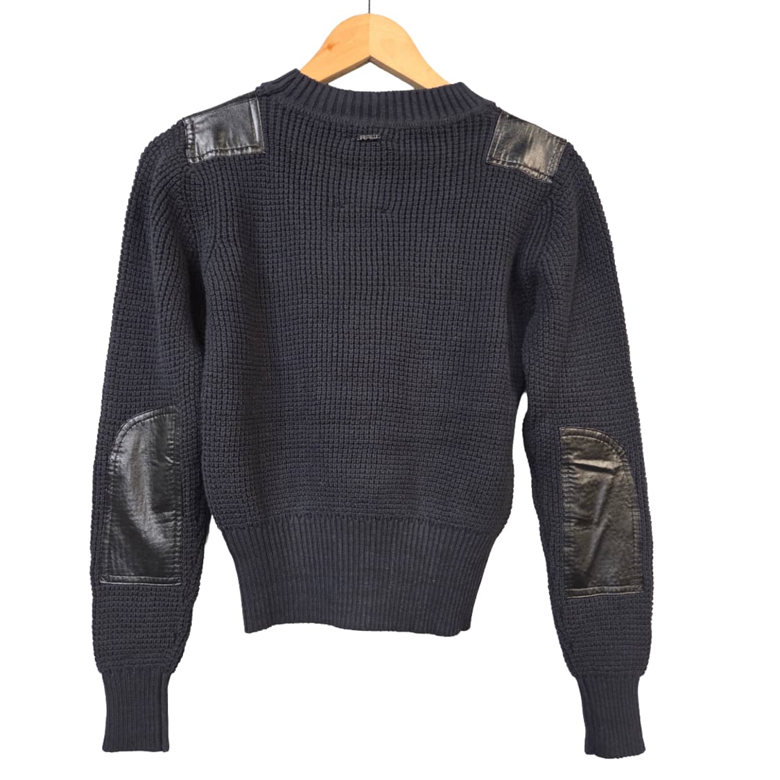 G스타 RAW 블랙 니트 탑 숄더패치(XS) 상품이미지2