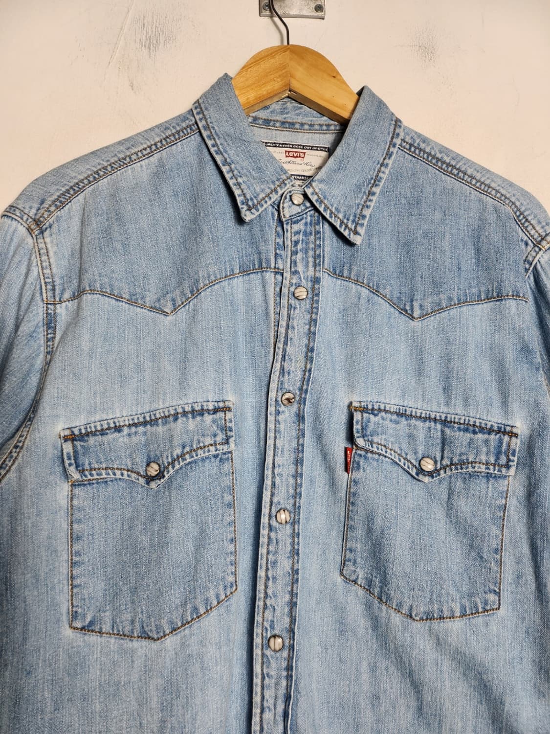 M 리바이스 웨스턴 데님 셔츠 상품이미지2