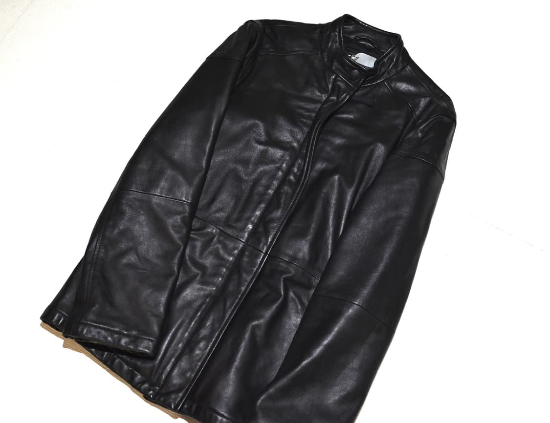 Armani jeans 90s leather padded coat 상품이미지1