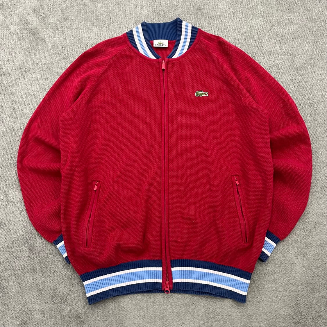 5 라코스테 투웨이 니트 집업 가디건 상품이미지1