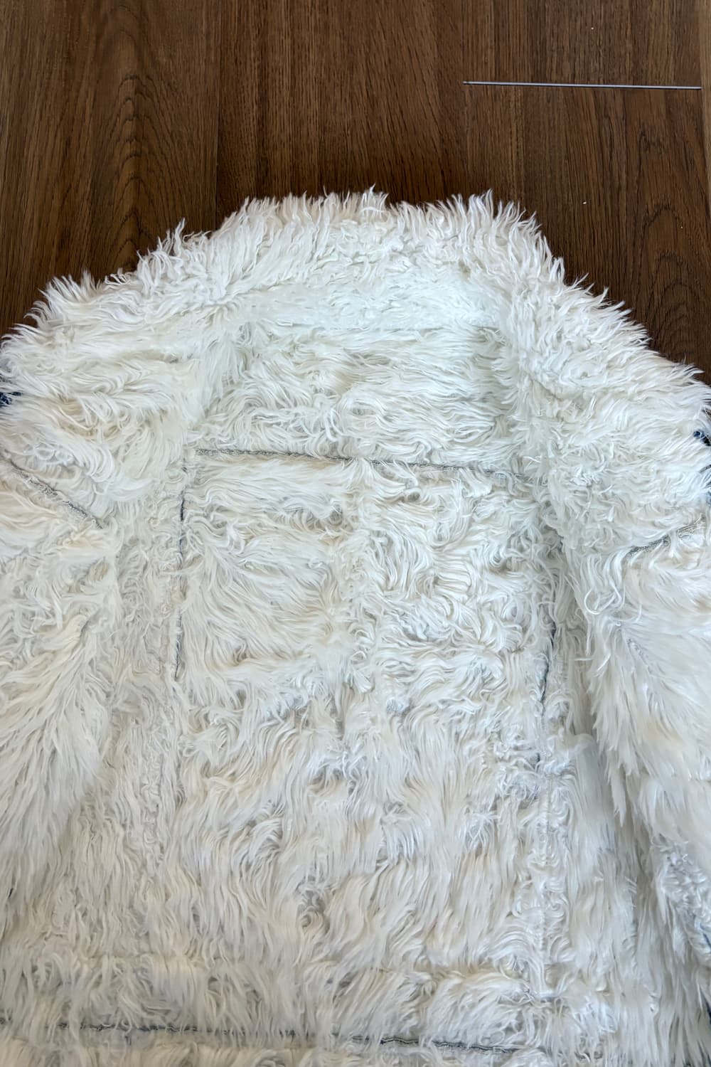 Denim Fur Trimming Coat 상품이미지7