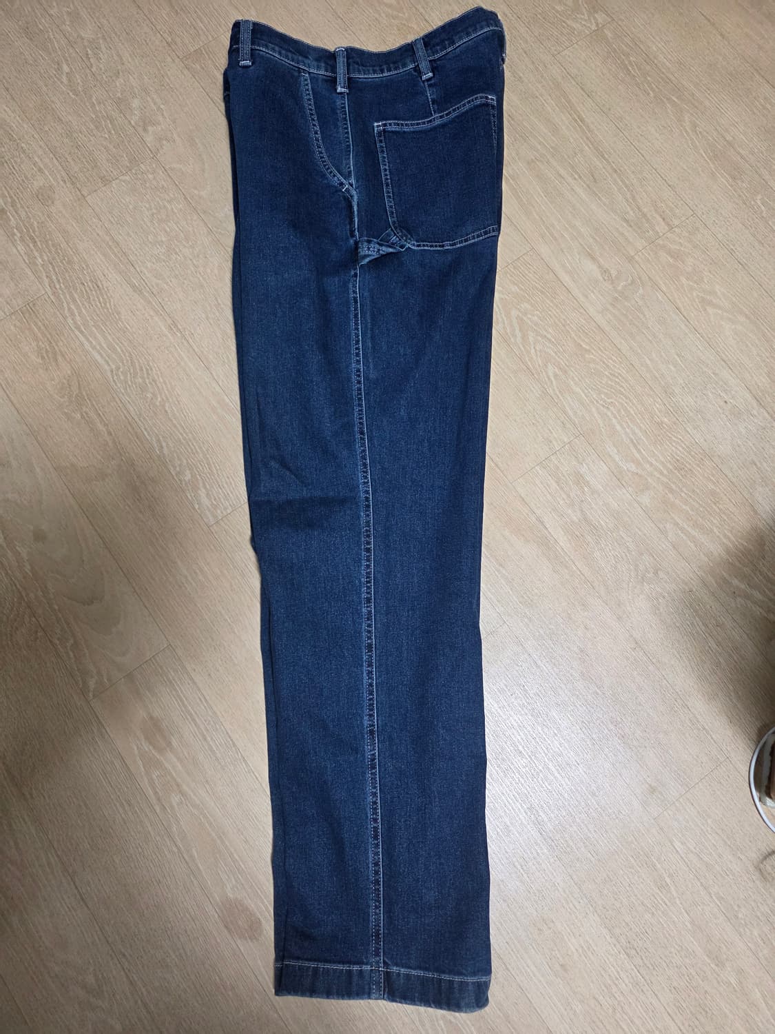 유니클로 와이드핏 워크 데님 팬츠 M 상품이미지3