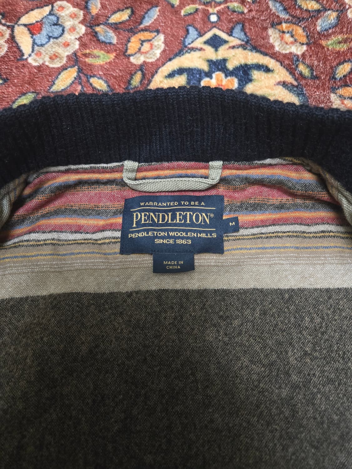 [M] 펜들턴(Pendleton) 코튼 캔버스 울 라이닝 베스트 상품이미지6