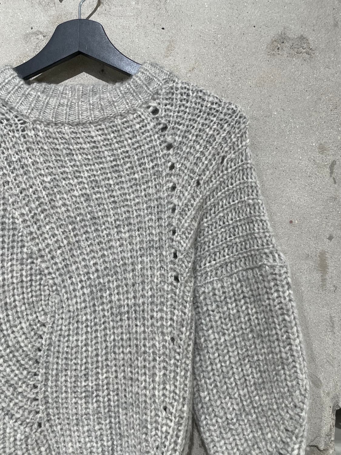 이자벨 마랑 에뚜왈 그레이 크루넥 스웨터 상품이미지3