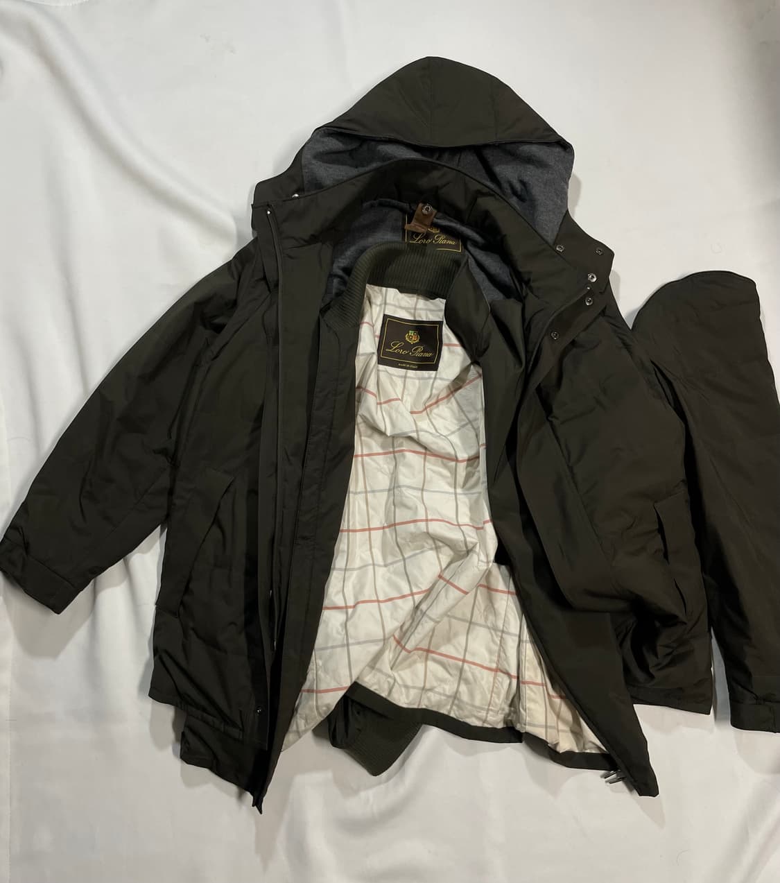 로로피아나 스톰시스템 디태처블 구스다운 패딩 블루종 세트 상품이미지2