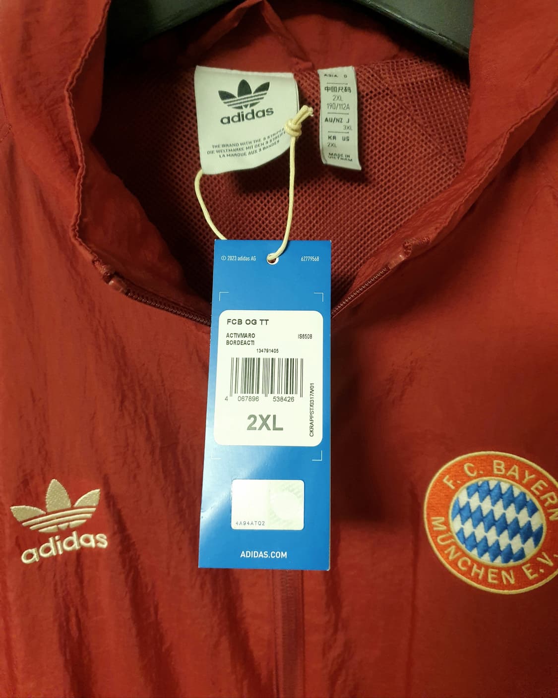 아디다스 뮌헨 트랙탑 2XL 새상품 상품이미지10