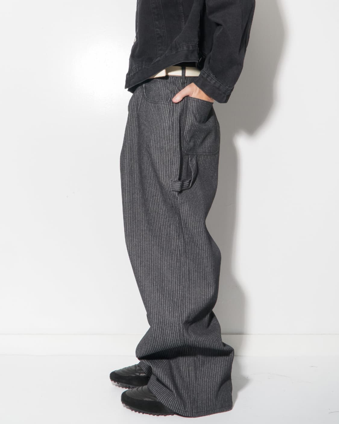 헬름 스트라이프 팬츠 상품이미지2