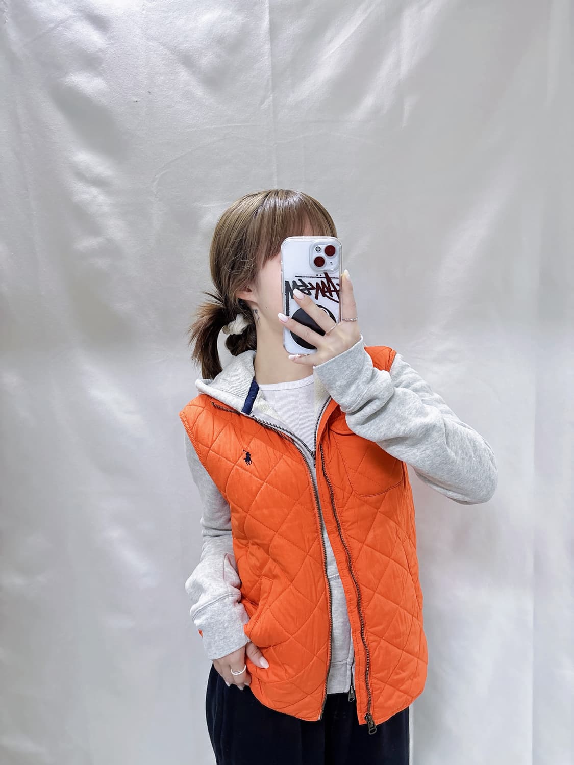폴로 랄프로렠 오렌지 포니 퀼팅 베스트  상품이미지1