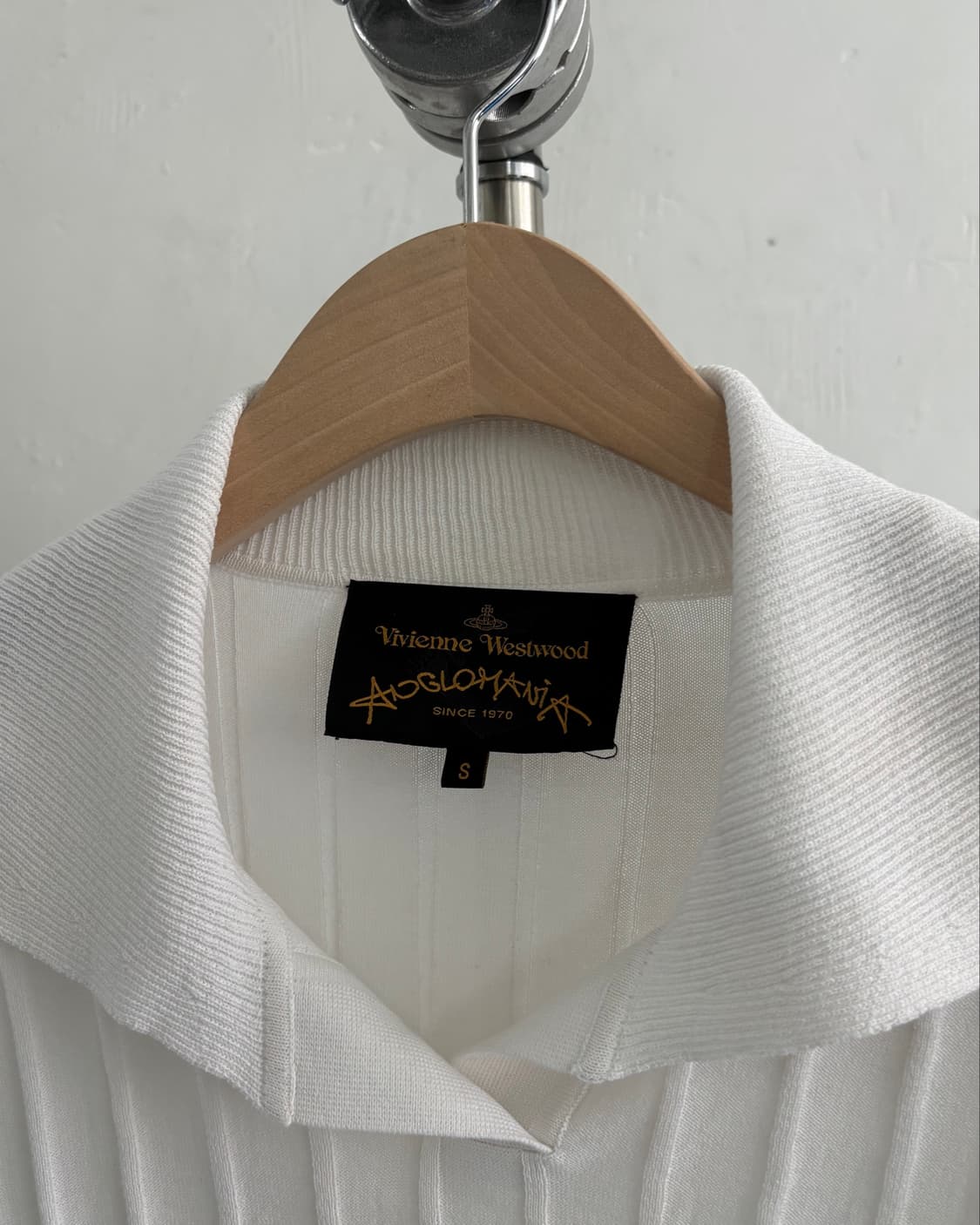 Vivienne Westwood 비비안웨스트우드 화이트 카라 크롭 니트 상품이미지6