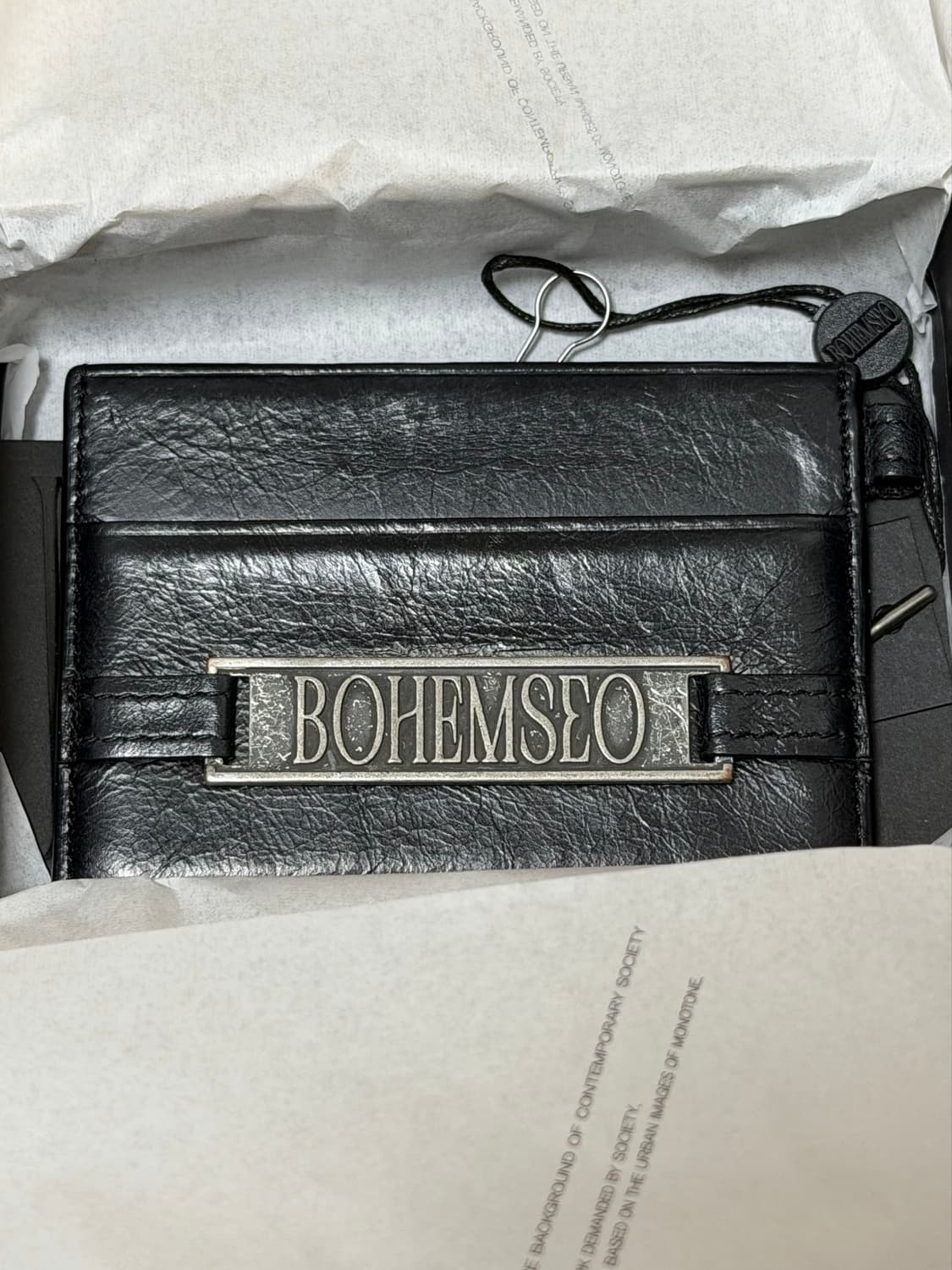 보헴서 카드 홀더 LEATHER STRAP CARD HOLDER 상품이미지2