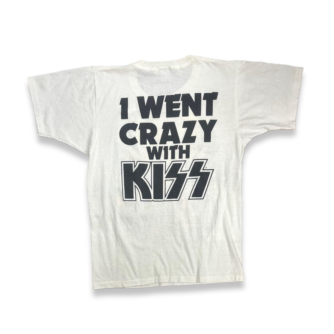 1987' Crazy with KISS 밴드 티셔츠 XL no 상품이미지2