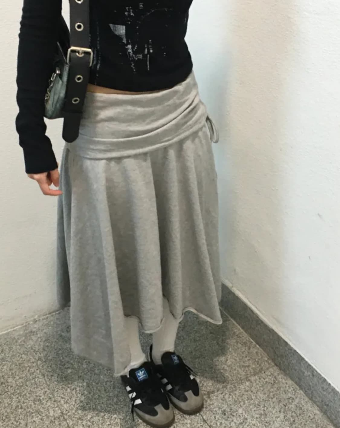언발 플레어 스커트 레이어드  상품이미지2
