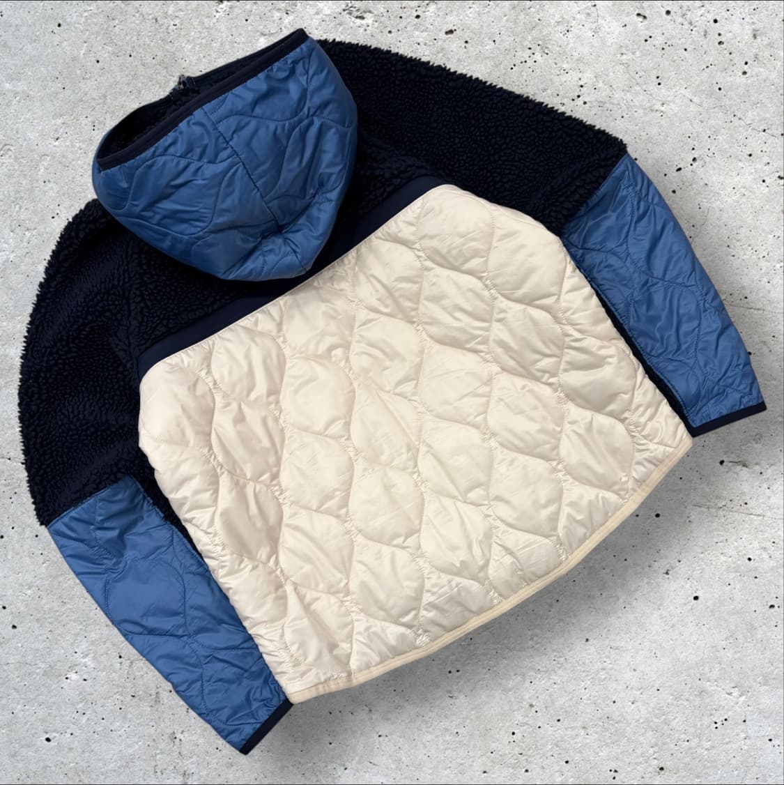 [XL] 나이키 셰르파 후리스 후드 집업 네이비 D80 상품이미지2