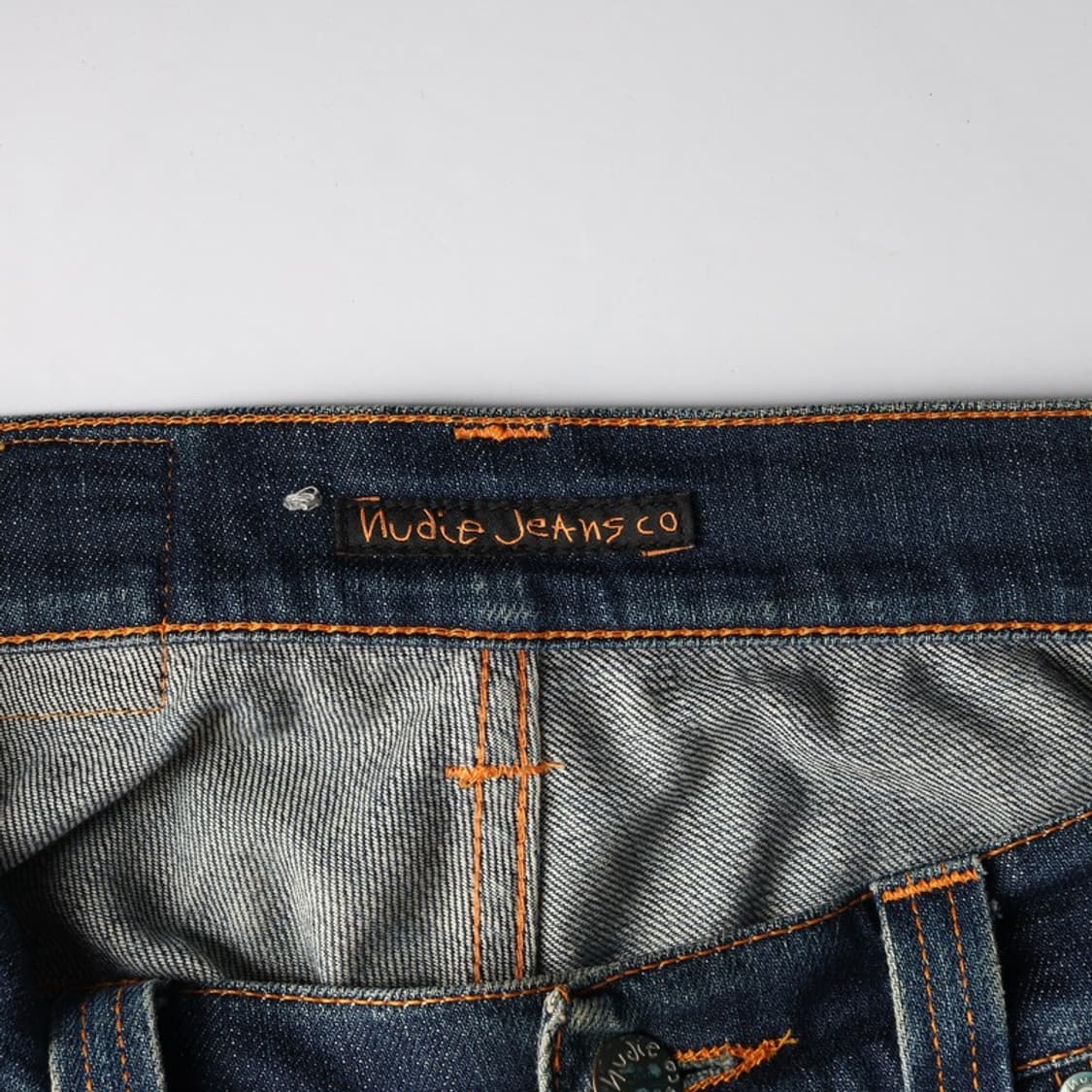 누디진 이태리판 슬림핏 워싱 데님 팬츠 상품이미지6