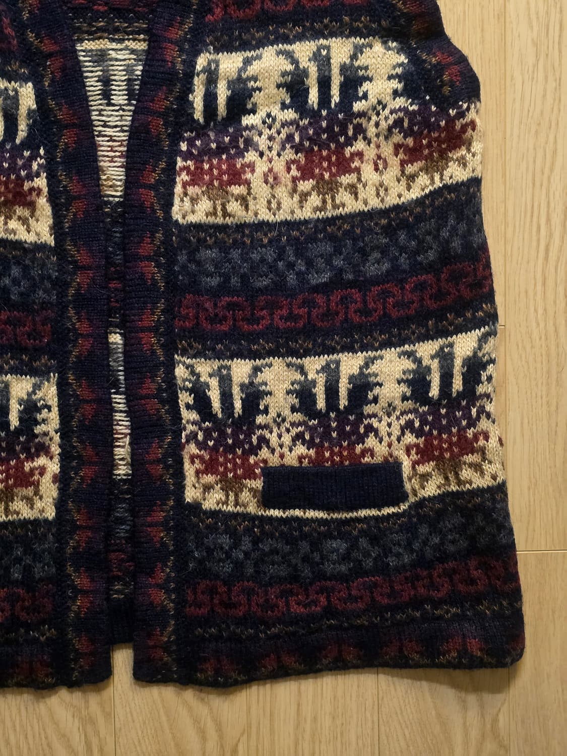 Alpaca Fina 알파카 피나 슬리브리스 가디건  상품이미지2