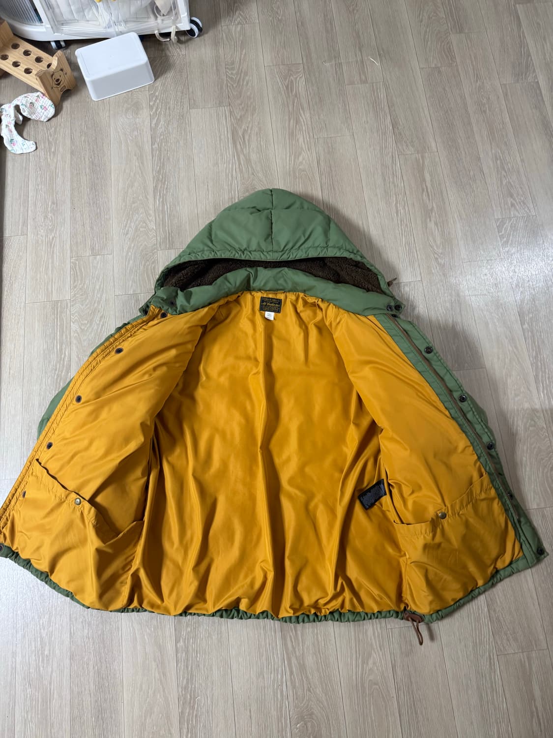 XL 더블알엘 카라코람 패딩 그린 /올리브 카키 상품이미지5