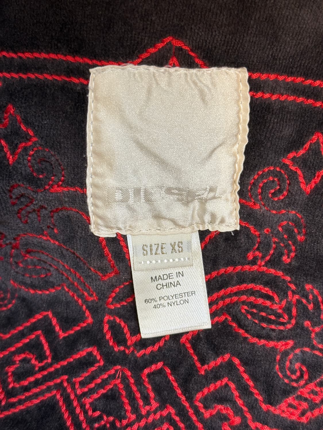 DIESEL black geometric pocket hood 패딩 상품이미지6