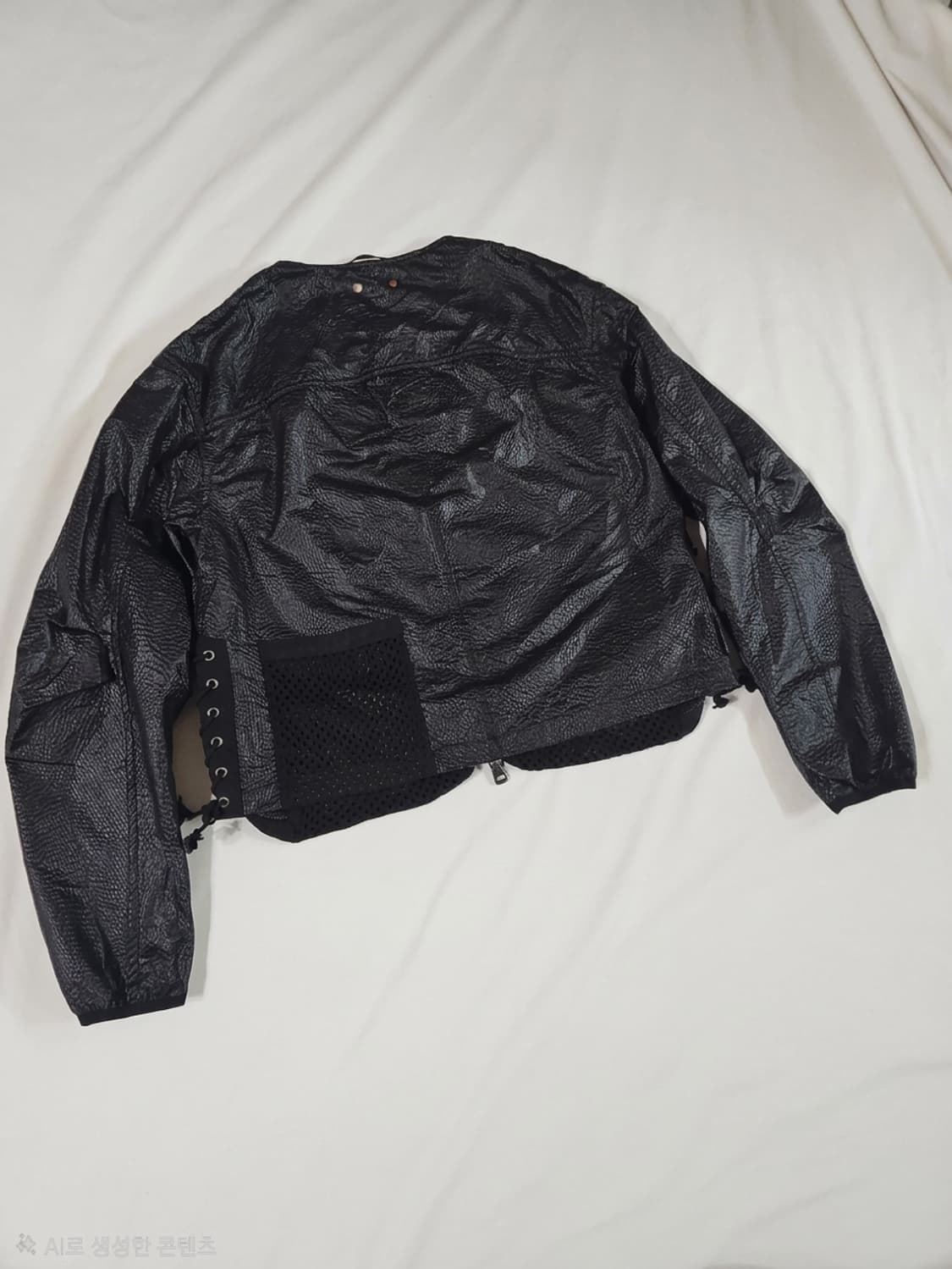 [s] 앤더슨벨 컨벡스 카라리스 크롭 재킷 자켓 바람막이 윈드러너 점퍼 상품이미지7