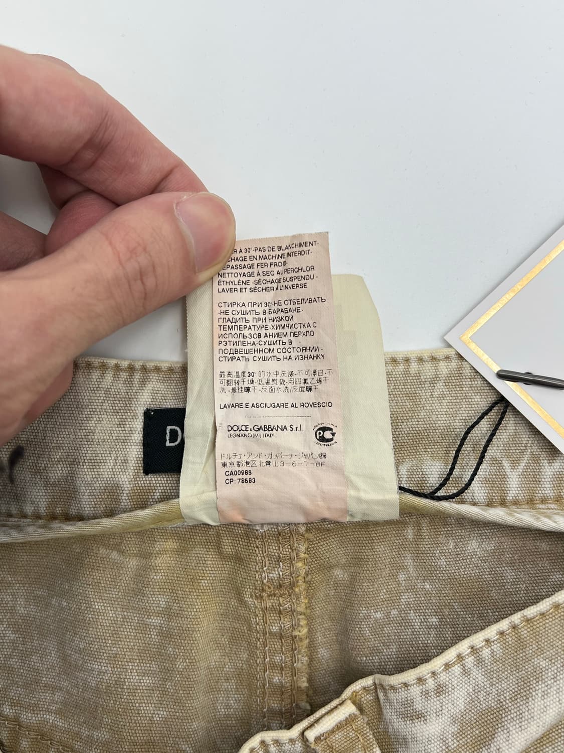 돌체 앤 가바나 워싱 데님 팬츠 상품이미지8