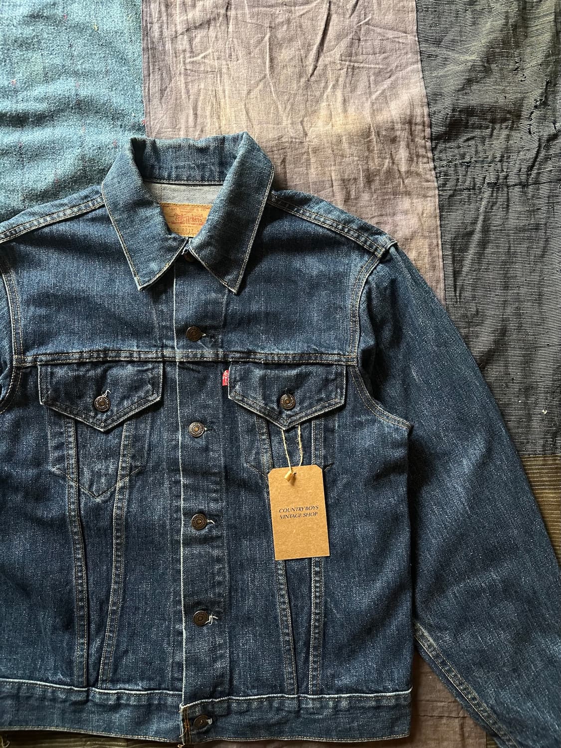 70s USA 빈티지 리바이스 70505 3세대 데님 트러커 자켓 상품이미지2