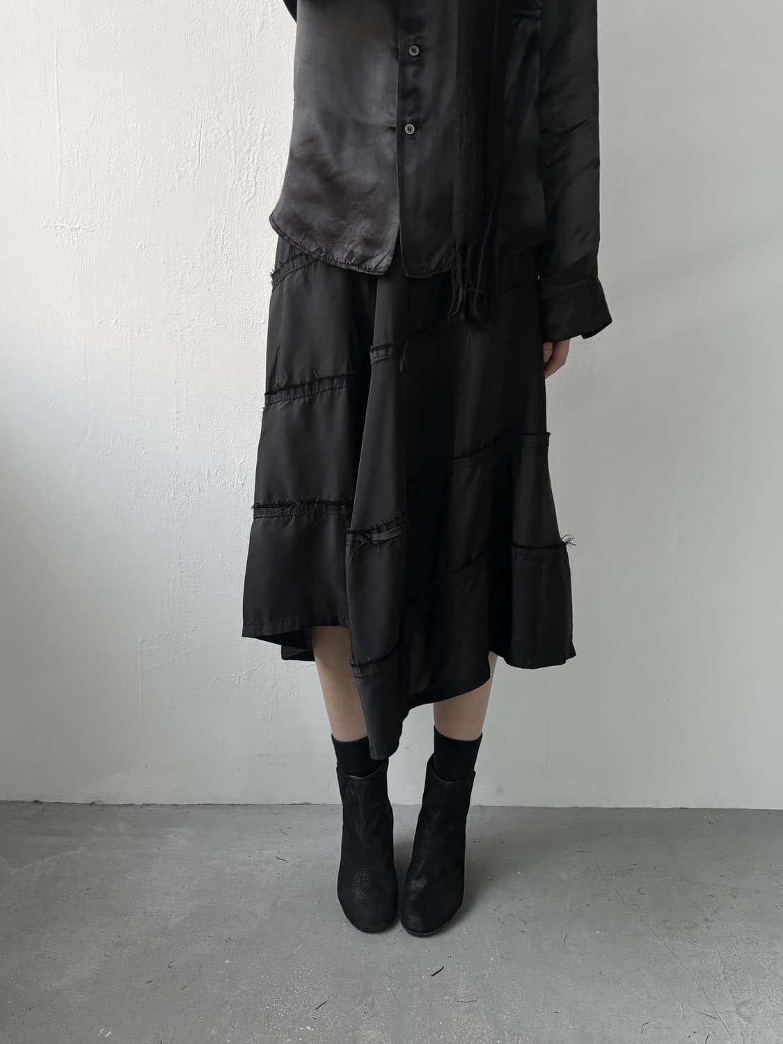 꼼데가르송 트리콧 비대칭 스커트  상품이미지4