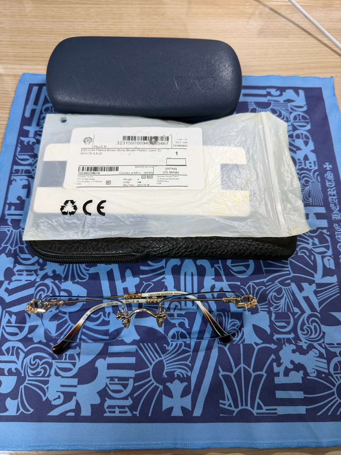 크롬하츠 필스3 안경 골드 브라운 상품이미지1